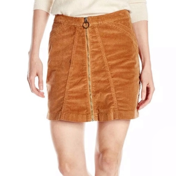 Bitton Zip Corduroy Skirt! NEW! - Picture 2 of 8